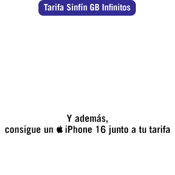 Móvil GB infinitos , llamadas infinitas ,sin permanencia